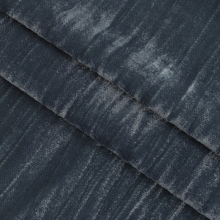 Pleated Woven 100% Polyester Pleated Velvet