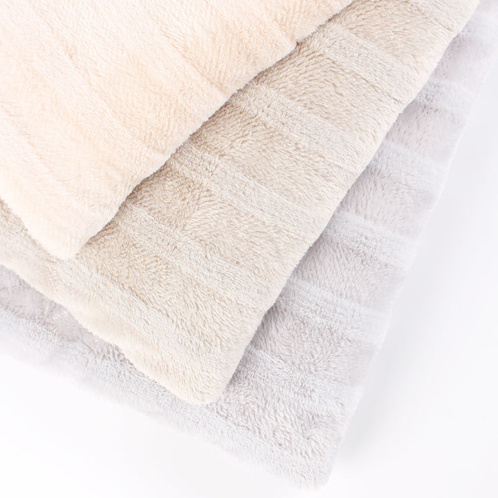 AB Yarn Jacquard Flannel Fleece Double Side Fabric