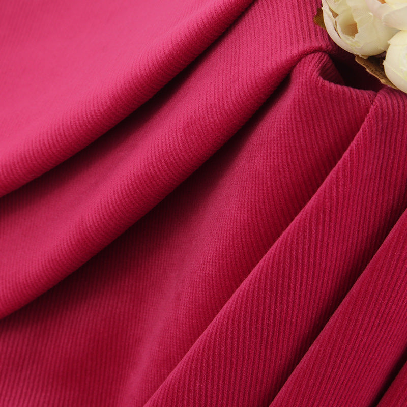 100% Poly Corduroy Velour