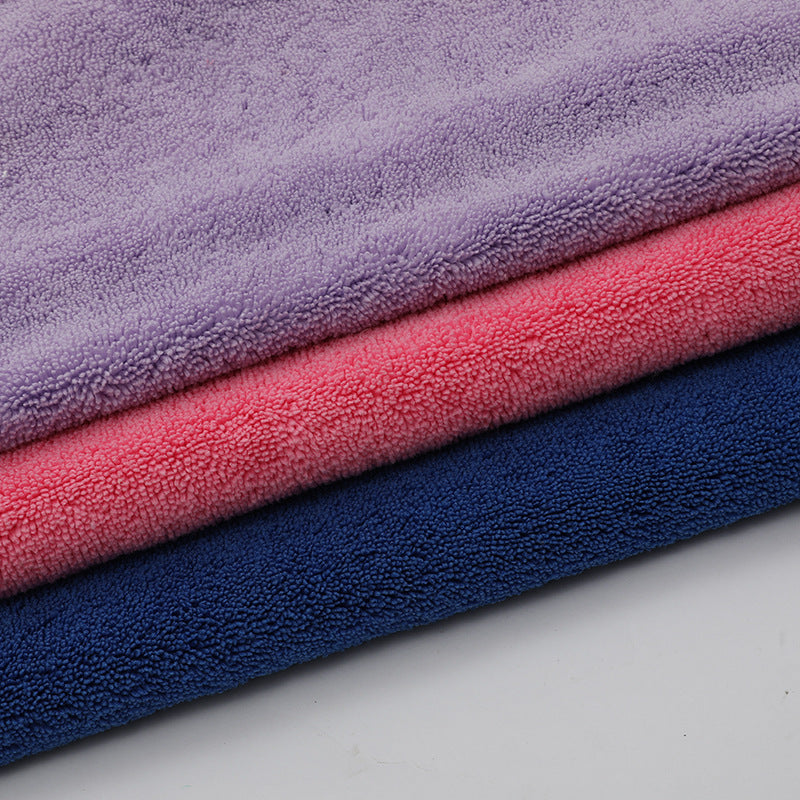 360GSM 80% Poly 20% Nylon Weft Knitted Double Side Water-Absorbing Towel Fabric