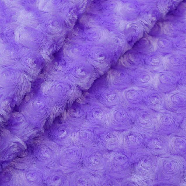 Rose Design PV Plush Fabric For Plush Toys