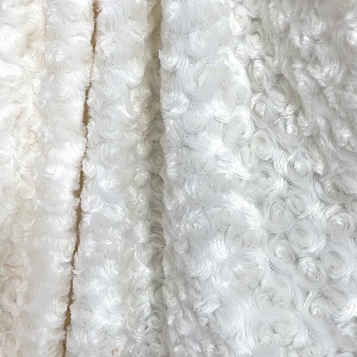 Rose Design PV Plush Fabric For Plush Toys