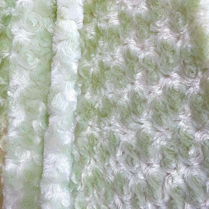 Rose Design PV Plush Fabric For Plush Toys