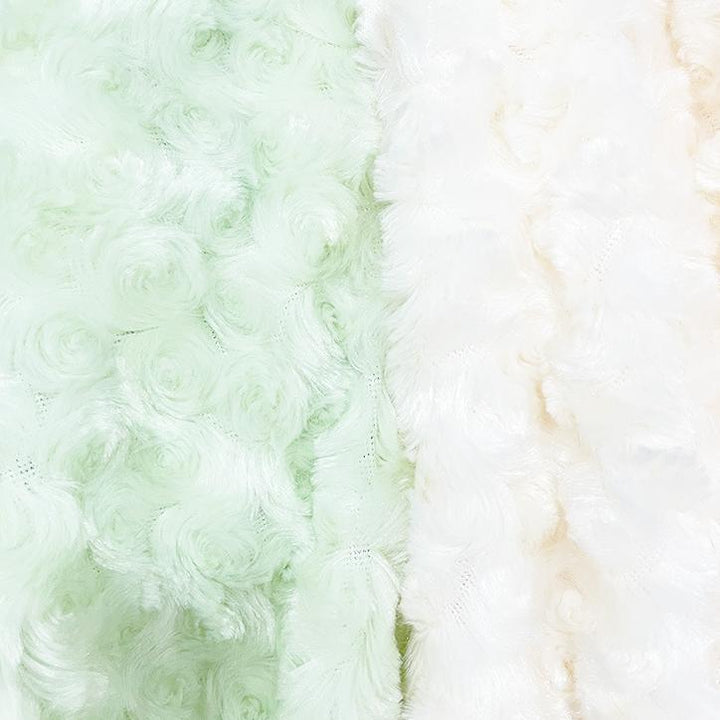 Rose Design PV Plush Fabric For Plush Toys