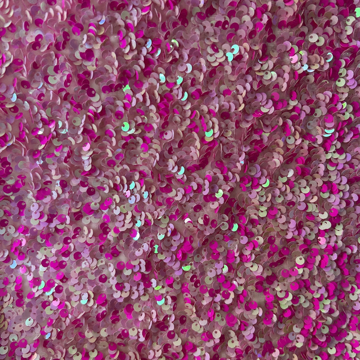 Shiny Velvet Fabric with Sequins For Party And Stage