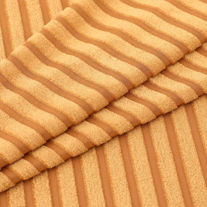Weft Knitted Corduroy Spun Velvet